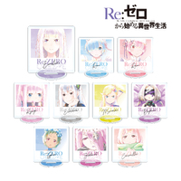 Re:Zero Trading Aqua Label Ani-Art Acrylic Stand.