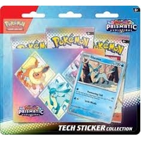 Pokemon TCG Scarlet & Violet 8.5 Prismatic Evolutions Tech Sticker blister